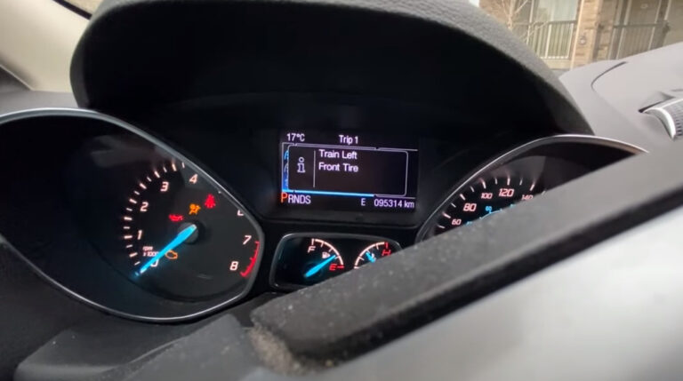 What Does My Ford “Train Left Front Tire” Mean?