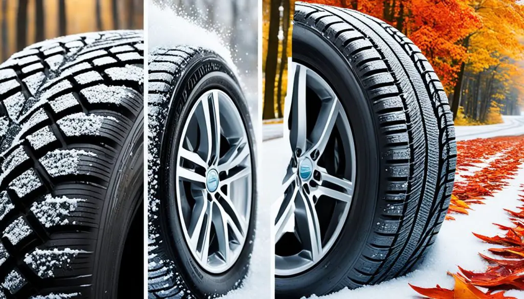 all-season tires, summer tires, winter tires