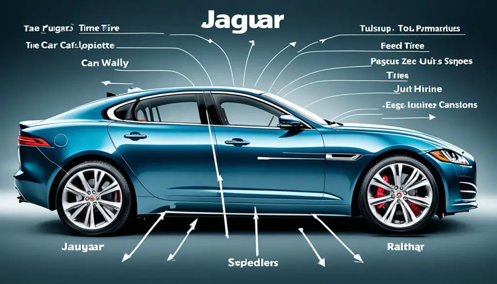 jaguar tires size chart