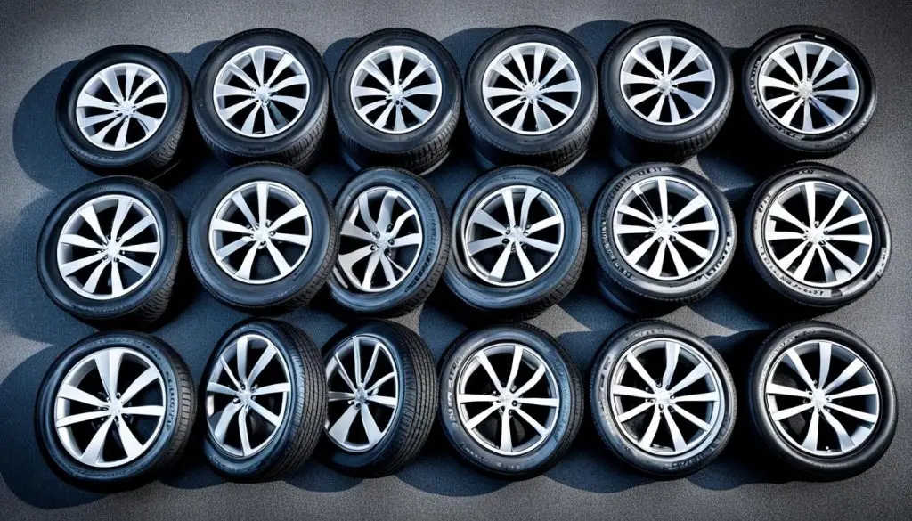 tesla tire sizes