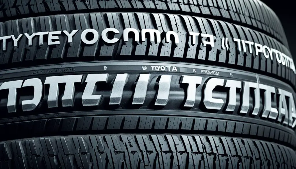 toyota tire specifications