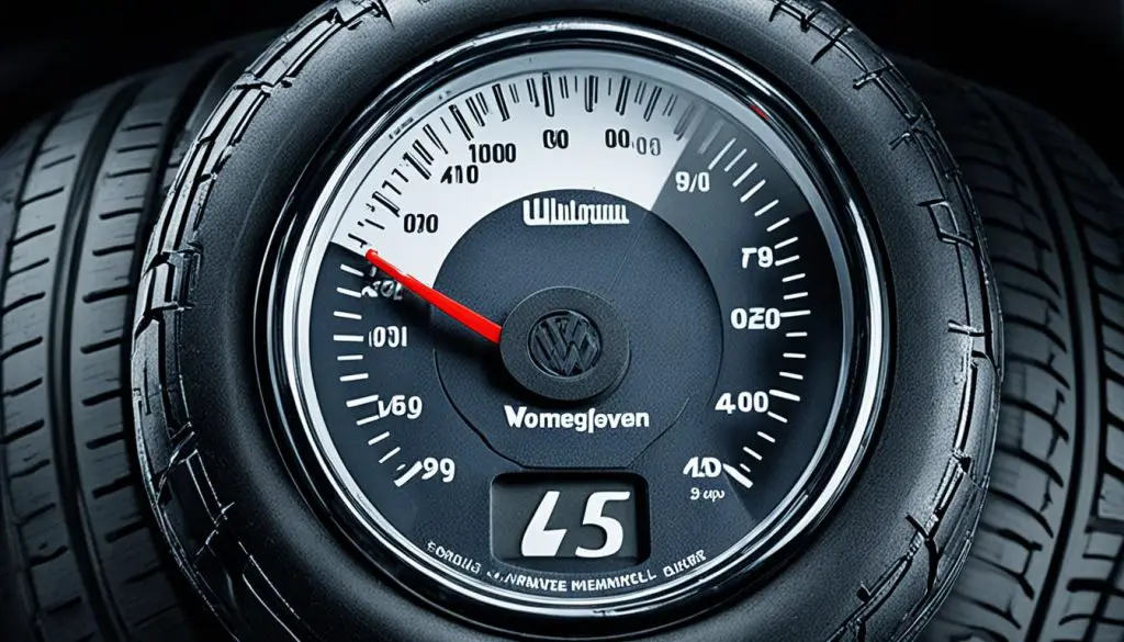 volkswagen tire pressure recommendations