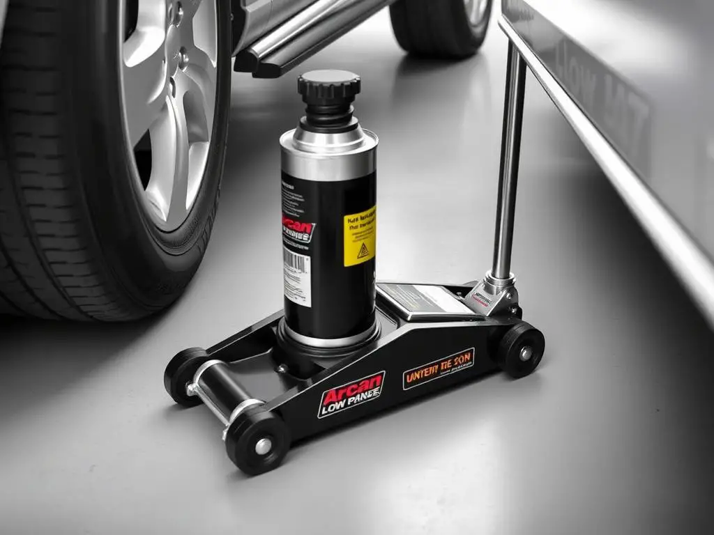 Arcan XL2T Extra Low Profile Floor Jack - best for sports cars and lowered vehicles Arcan XL2T Extra Low Profile Floor Jack - best for sports cars and lowered vehicles