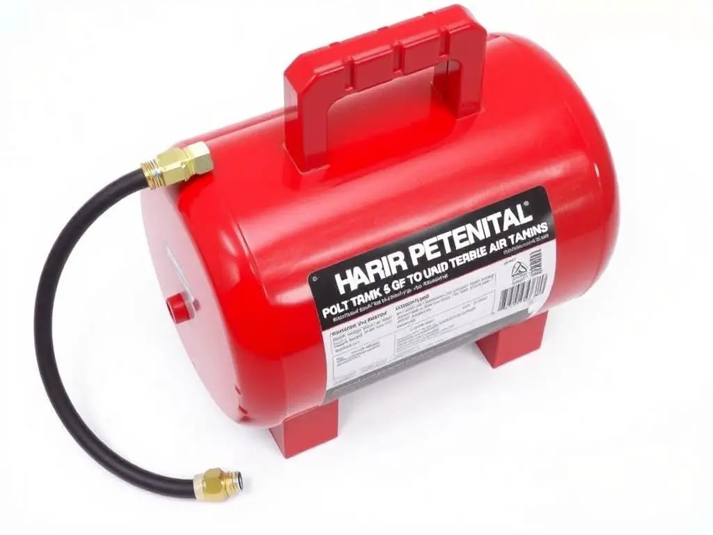 Central Pneumatic 5-gallon portable air tank from Harbor Freight