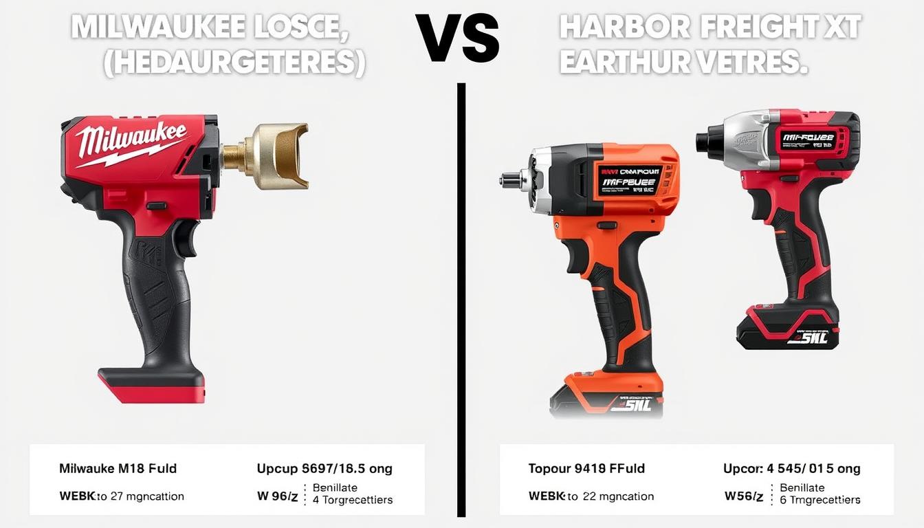 Comparison of Milwaukee and Harbor Freight impact wrenches with torque specifications