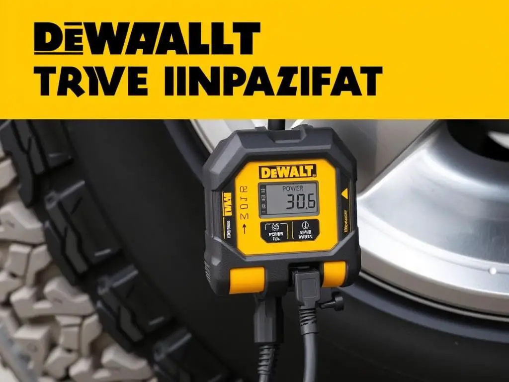 DEWALT 20V MAX Tire Inflator with multiple power options