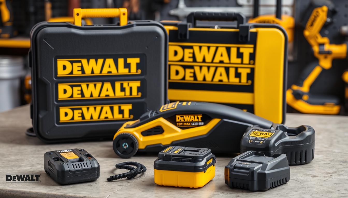 DeWalt 20V MAX Electric Car Jack with battery and charger