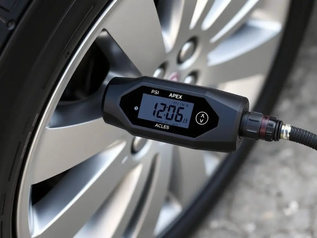 Fanttik X8 APEX Tire Inflator with digital display