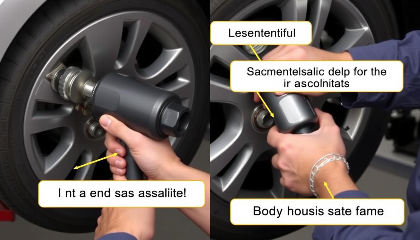 Proper technique for using impact wrench on lug nuts