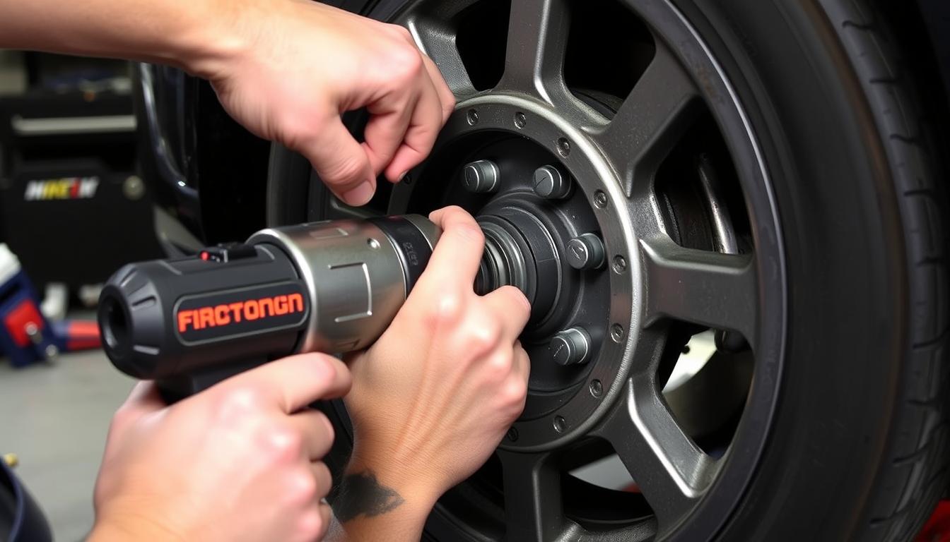 Proper technique for using impact wrench on lug nuts Proper technique for using impact wrench on lug nuts