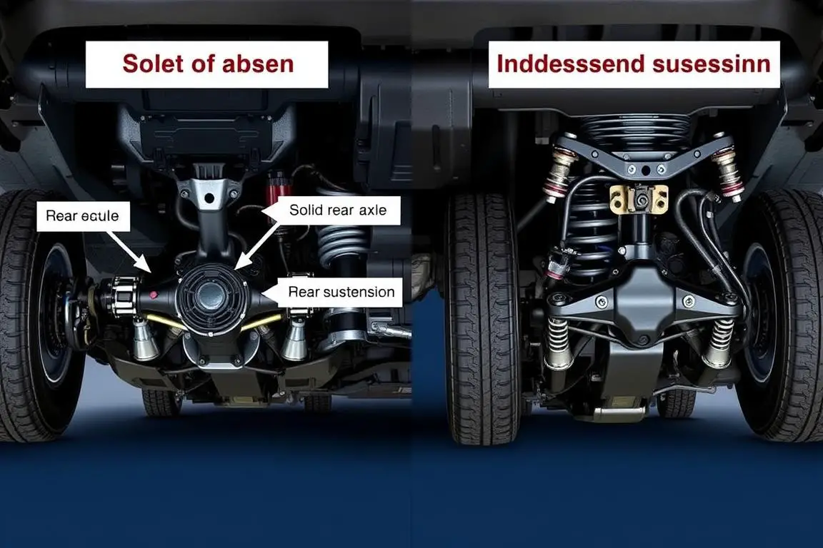 Vehicle with solid rear axle that only needs front-end alignment